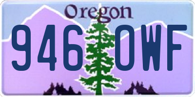 OR license plate 946OWF