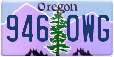 OR license plate 946OWG
