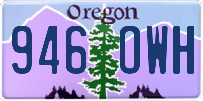 OR license plate 946OWH