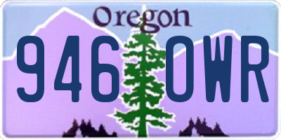 OR license plate 946OWR