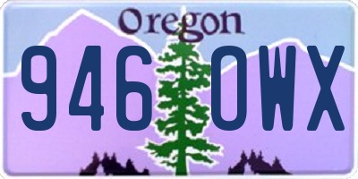 OR license plate 946OWX