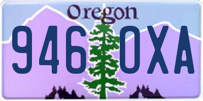 OR license plate 946OXA