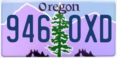 OR license plate 946OXD