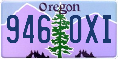 OR license plate 946OXI