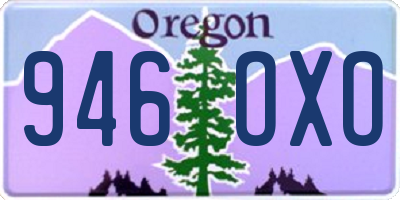 OR license plate 946OXO