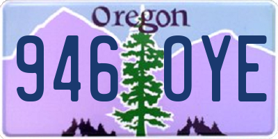 OR license plate 946OYE