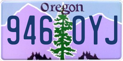 OR license plate 946OYJ