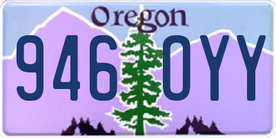 OR license plate 946OYY