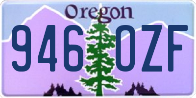 OR license plate 946OZF