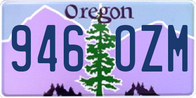 OR license plate 946OZM
