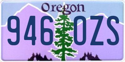 OR license plate 946OZS