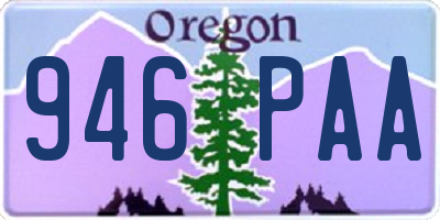 OR license plate 946PAA