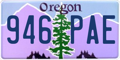 OR license plate 946PAE