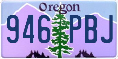 OR license plate 946PBJ