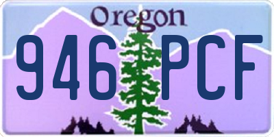 OR license plate 946PCF