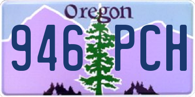 OR license plate 946PCH