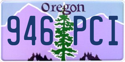 OR license plate 946PCI