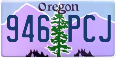 OR license plate 946PCJ