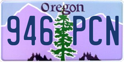 OR license plate 946PCN