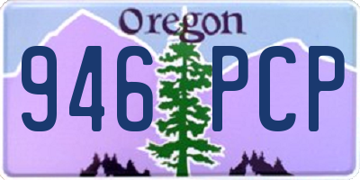 OR license plate 946PCP