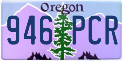 OR license plate 946PCR