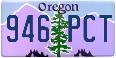 OR license plate 946PCT