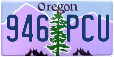 OR license plate 946PCU