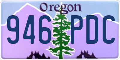 OR license plate 946PDC