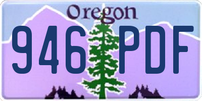 OR license plate 946PDF