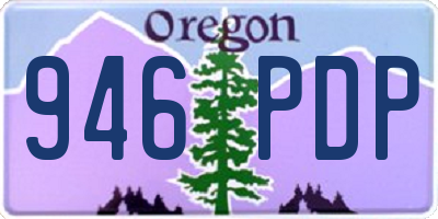 OR license plate 946PDP