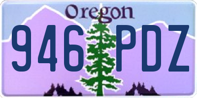 OR license plate 946PDZ