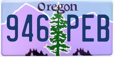 OR license plate 946PEB