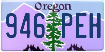 OR license plate 946PEH