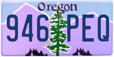 OR license plate 946PEQ