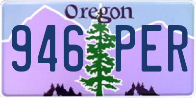 OR license plate 946PER