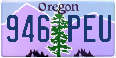 OR license plate 946PEU