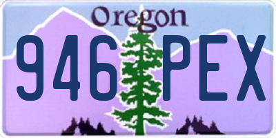OR license plate 946PEX