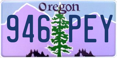OR license plate 946PEY