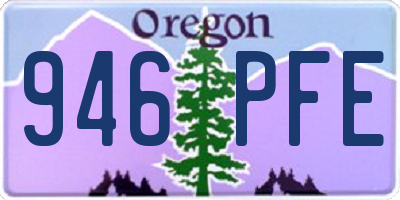 OR license plate 946PFE