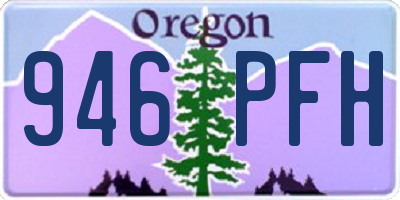 OR license plate 946PFH