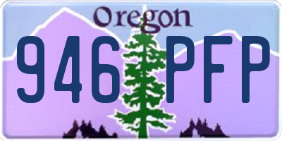 OR license plate 946PFP