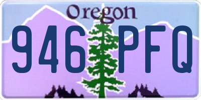 OR license plate 946PFQ