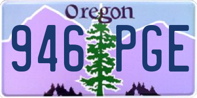 OR license plate 946PGE