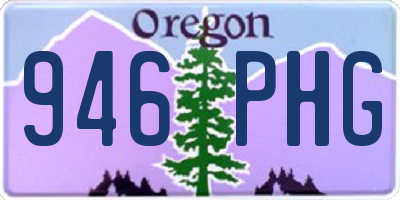 OR license plate 946PHG