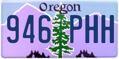 OR license plate 946PHH