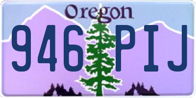 OR license plate 946PIJ