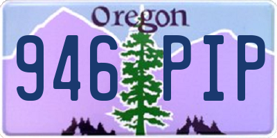OR license plate 946PIP