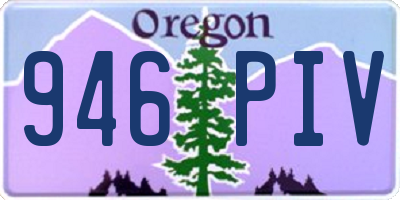OR license plate 946PIV