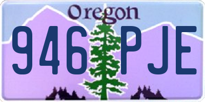 OR license plate 946PJE