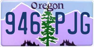 OR license plate 946PJG